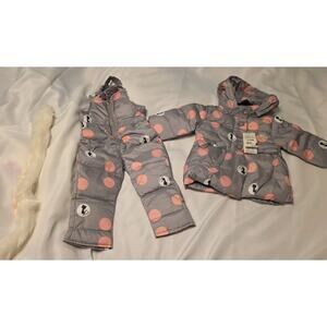 MnZu Girls Snow Suit Jacket Set